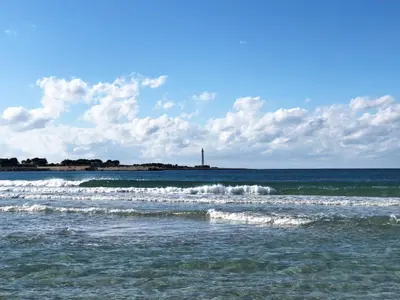 a group of small waves in the ocean at Apartment Casa Sterlizia bei Holiday World by Interhome in San Vito lo Capo