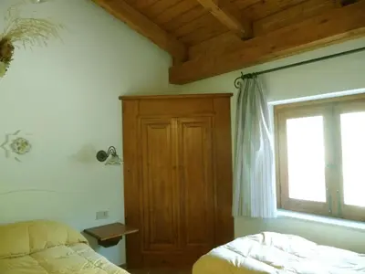a bedroom with a bed and a window at Holiday Home 'Suite Zibibbo' mit Aussicht by Interhome in Santa Flavia