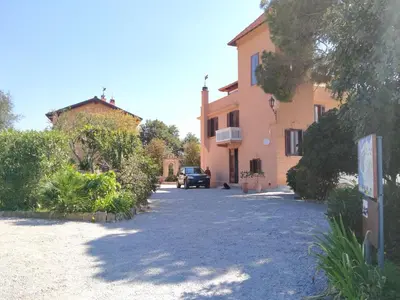 a car parked in front of a building at Holiday Home 'Suite Zibibbo' mit Aussicht by Interhome in Santa Flavia