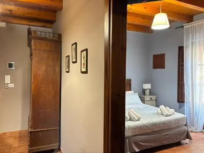 an aerial view of a city with a building at Historic Center - Apartment with 2 Bedrooms in Palermo