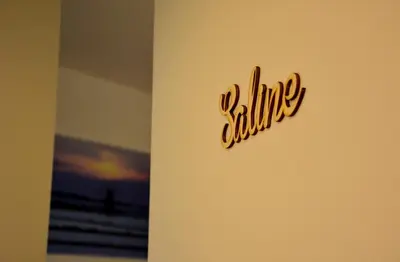 a sign on a wall with the word subway on it at Sui tetti b&b in Alcamo