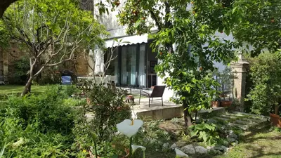 a house with a heart in the garden at Nel Giardino degli Agrumi in Palermo
