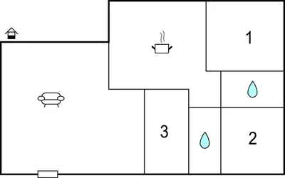 a schematic diagram of the flow of water at Beautiful Home In Partinico Pa in Balestrate