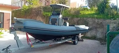 a blue boat on the back of a trailer at Elimo Affittacamere - Casa Vacanze di Scardino Leonardo in Poggioreale