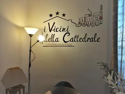 aventura california wall sticker in a living room at I Vicini della Cattedrale in Palermo