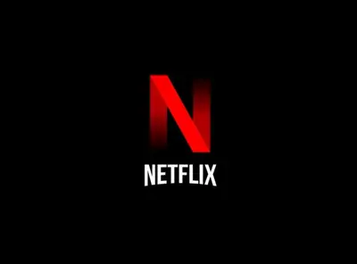 a red n netflix logo on a black background at Ci'Cala House in Palermo