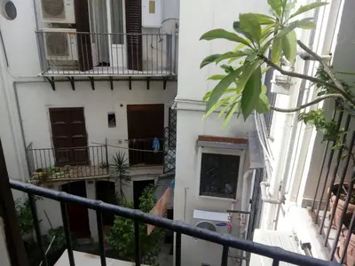 an view of an apartment building from a balcony at Casa Tea: nel cuore del centro storico in Palermo
