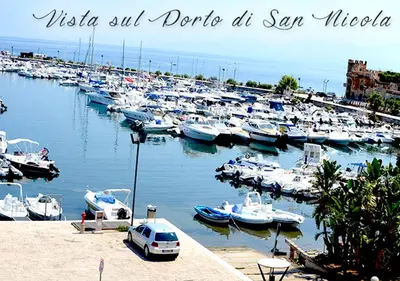a bunch of boats docked in a harbor at Case Vacanza Calamaro in Trabia