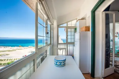 a room with a view of the ocean at Casa con Terrazza sul Mare all'Addaura by Wonderful Italy in Palermo