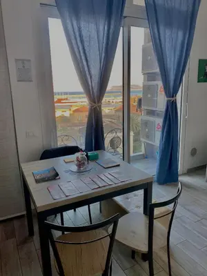 a bedroom with a bed and a window at L 'APPRODO FELICE in Palermo