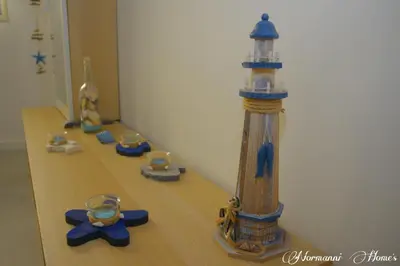 a lego model of a lighthouse on a table at Normanni Homes in Palermo
