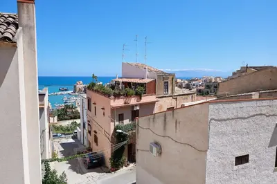 a view from the roof of a building at Costa del Golfo in Castellammare del Golfo