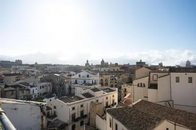 a view of a city with buildings at Sopra i tetti di Ballarò in Palermo