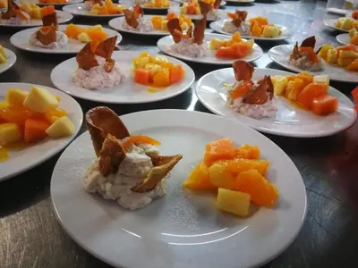 a bunch of plates of food on a table at Agriturismo Sirignano Wine Resort in Sirignano