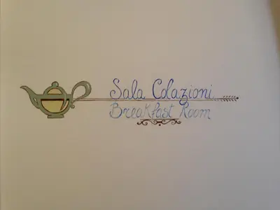 a sign for a wedding with a teapot at Residenza Le Zagare in Castellammare del Golfo