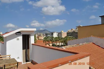 a view from the roof of a building at Casa Rosina in Palermo