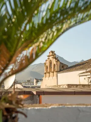 a view of a building from a roof at Terrazza al Capo by Wonderful Italy in Palermo