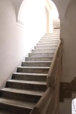a set of stairs in a building at Amalfitani House in Palermo