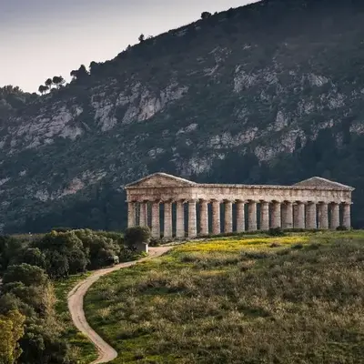 Helimos B&B with Segesta Temple view near Castellammare del Golfo