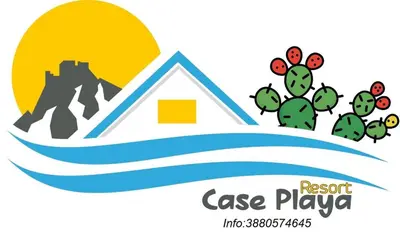 a logo for a resort lake playa with a house at Case Playa Resort in Balestrate