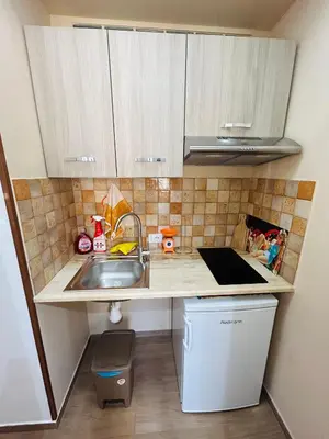 a small kitchen with a sink and a counter top at SicilyHouse Palermo in Palermo