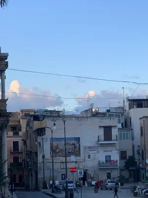 a view of a city with buildings at San Saverio Home in Palermo