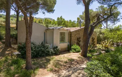a house with trees in front of it at Cerasuola in Alia