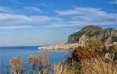 a view of a small island in the water at Beautiful Home In Torre Colonna-Sperone in Mandra Capreria