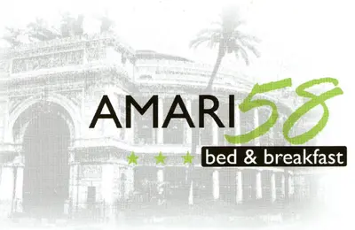 a building with the words amart st bed and breakfast at Bed & Breakfast Amari 58 in Palermo