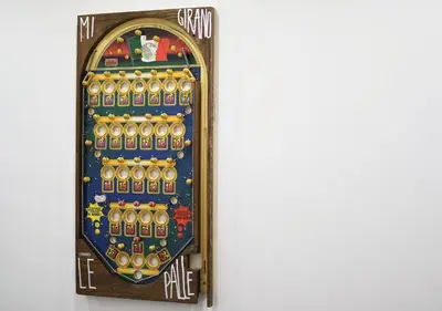an old abacus is hanging on a wall at iFlat Dalla Zia Anna in Palermo