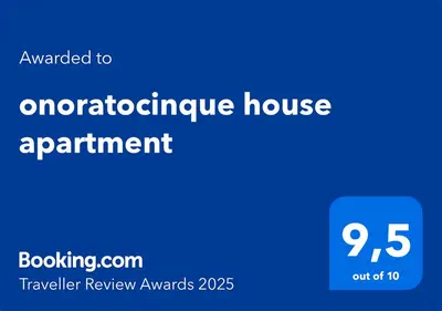 a blue sign with the words unavailable to an orthocognitive house apartment at onoratocinque house apartment in Palermo
