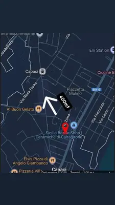 a map of the city of dublin and its attractions at La Casa di Peppe in Capaci
