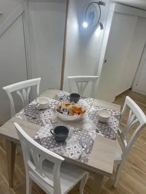 a dining room table with a bowl of food on it at A casa di ilary in Palermo