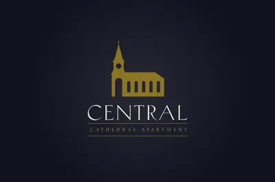a logo for a cultural institution with a building at Central Cathedral Apartment in Palermo