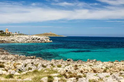 an island in the middle of the ocean at Ciuri Ciuri in Isola delle Femmine