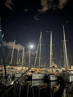 a group of boats docked in a marina at Giorgia House Boat in Palermo