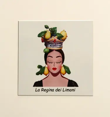 a picture of a woman with a crown on her head at Casa Granatelli in Palermo