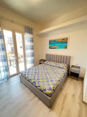 a bedroom with a bed in a room at Bella Vita Palermo in Palermo